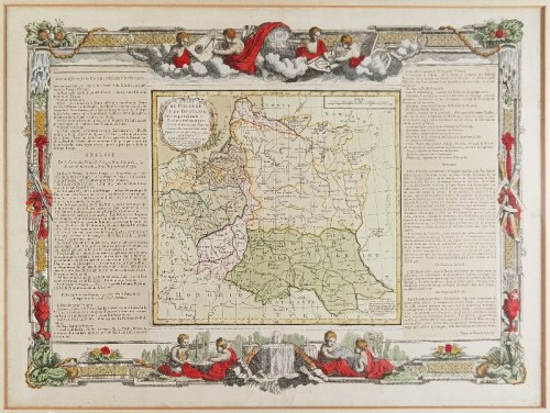 wyd. Louis Charles Desnos, Mapa Rzeczypospolitej w 2 poł. XVIII w., Louis Brion de la Tour