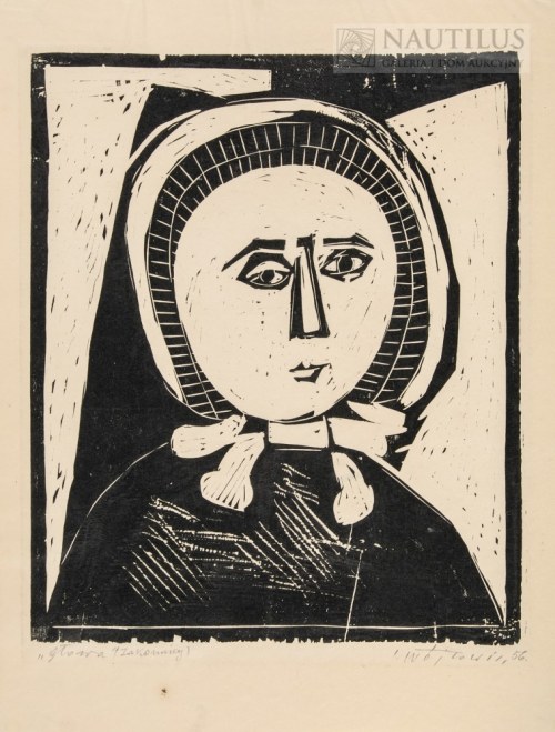 Głowa I (Zakonnica), 1956, Stanisław Wójtowicz