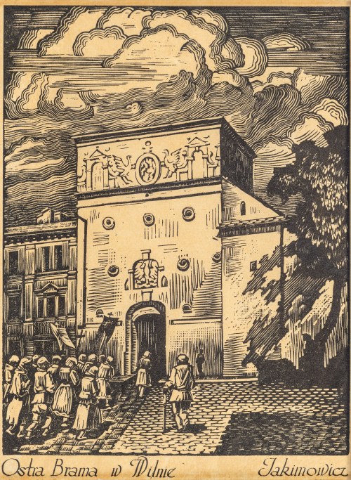 Ostra Brama w Wilnie, 1928, Roman Jakimowicz