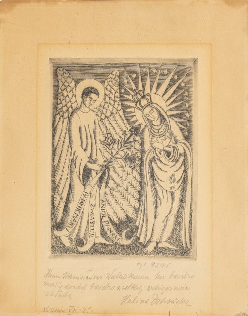 Zwiastowanie, 1924, Halina Ostrowska-Grabska