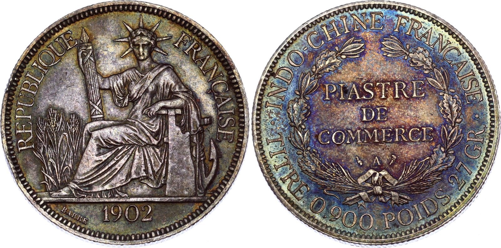 フランス領インドシナ　 1 Piastre SPECIMEN 1枚　1954年 s-l1200.jpg