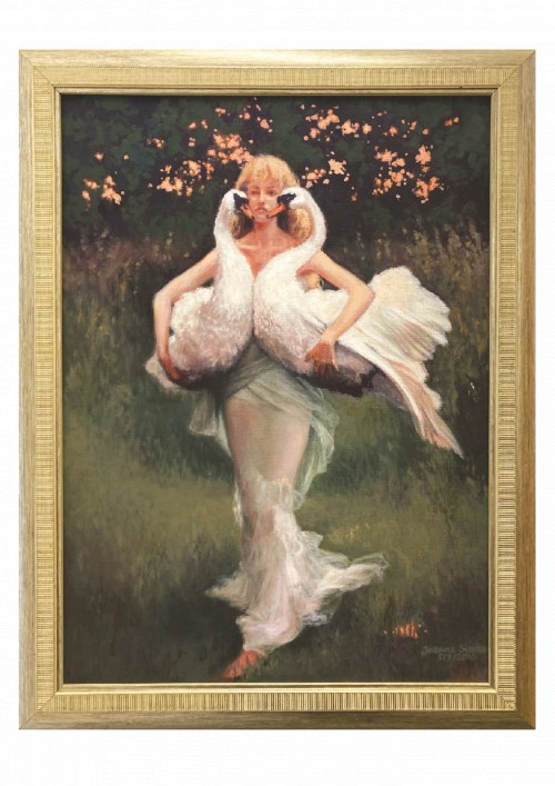 "Kobieta z łabędziami", Joanna Sierko
