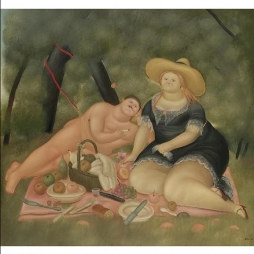 Lunch on the Grass, 1983, Fernando Botero