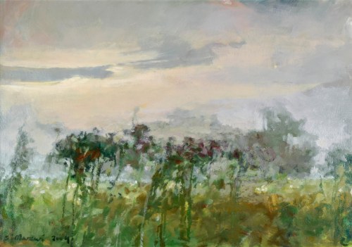 Mglisty poranek, 2004, Stanisław Mazuś