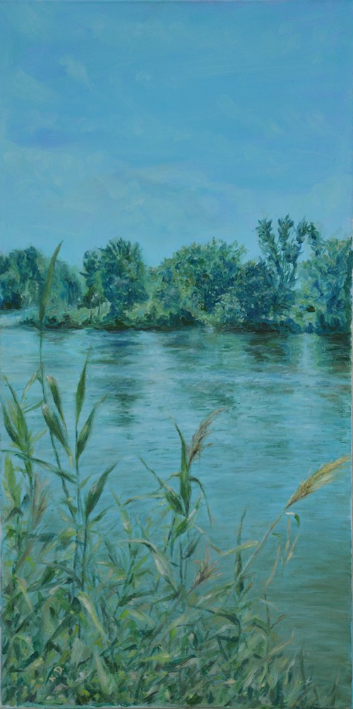 Nad stawem, 2014, Kazimiera Dymek