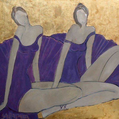 Duet z cyklu Ecole de Paris, 2021, Joanna Sarapata