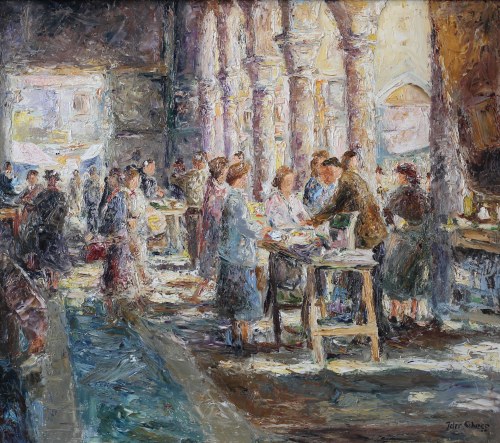 Targ rybny w Wenecji, Peter Sheer