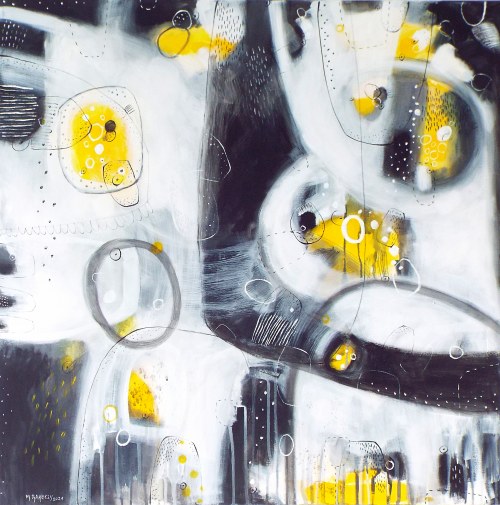 Yellow point, 2021r., Marlena Rakoczy