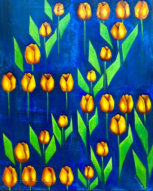 Tulipany, 2021r., Katia Meller