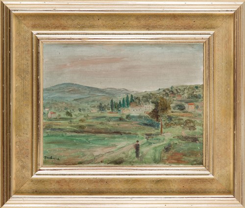 Pejzaż z Grasse, ok. 1942, Stanisław Grabowski