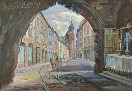 "Widok na ul. Floriańską", Juliusz Słabiak