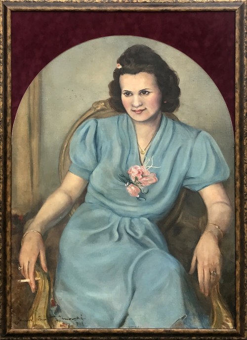 Portret kobiety, 1943, Janusz Paweł Janowski