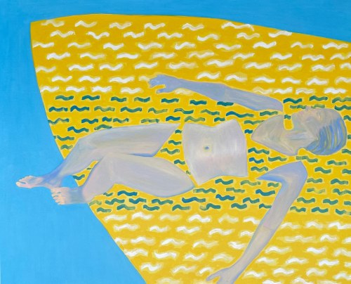 Żółta łódź, 2021, Jolanta Johnsson
