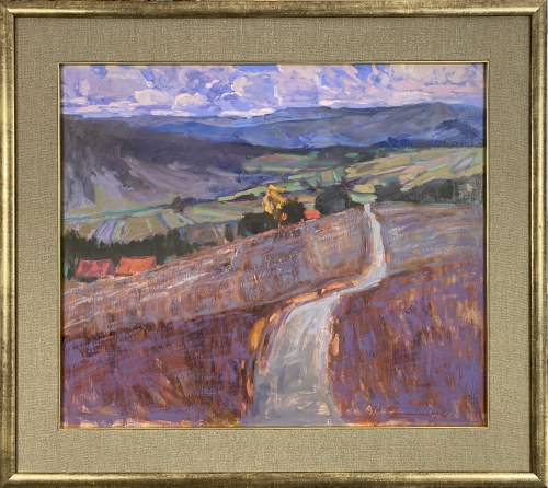 Pejzaż górski z drogą II, Stanisław Chomiczewski
