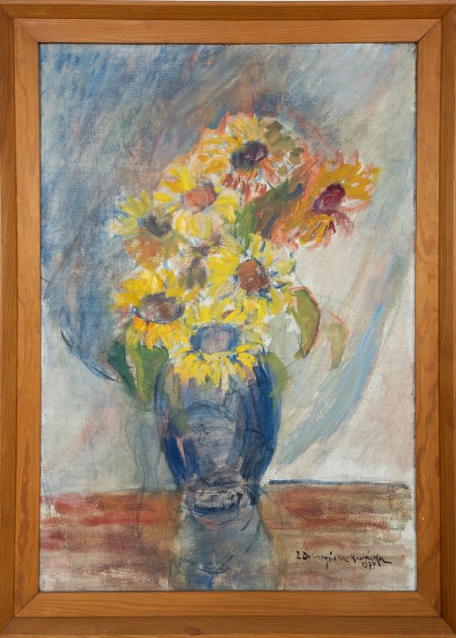 Martwa Natura. Bukiet kwiatów, 1974, Zofia Dziurzyńska-Rosińska