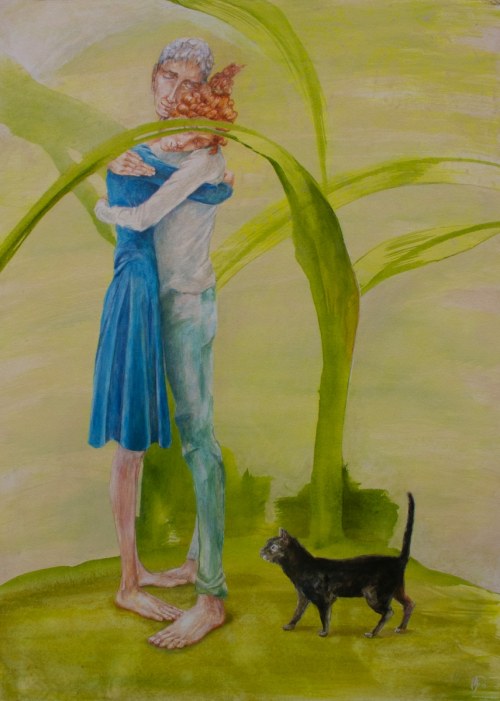 Czarny kot, 2019, Małgorzata Fenrych