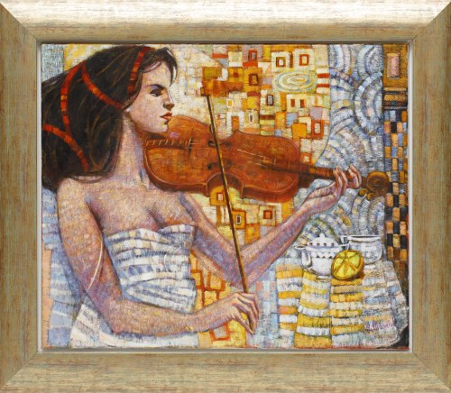 Panna ze skrzypcami, 2013, Maciej Urbaniak