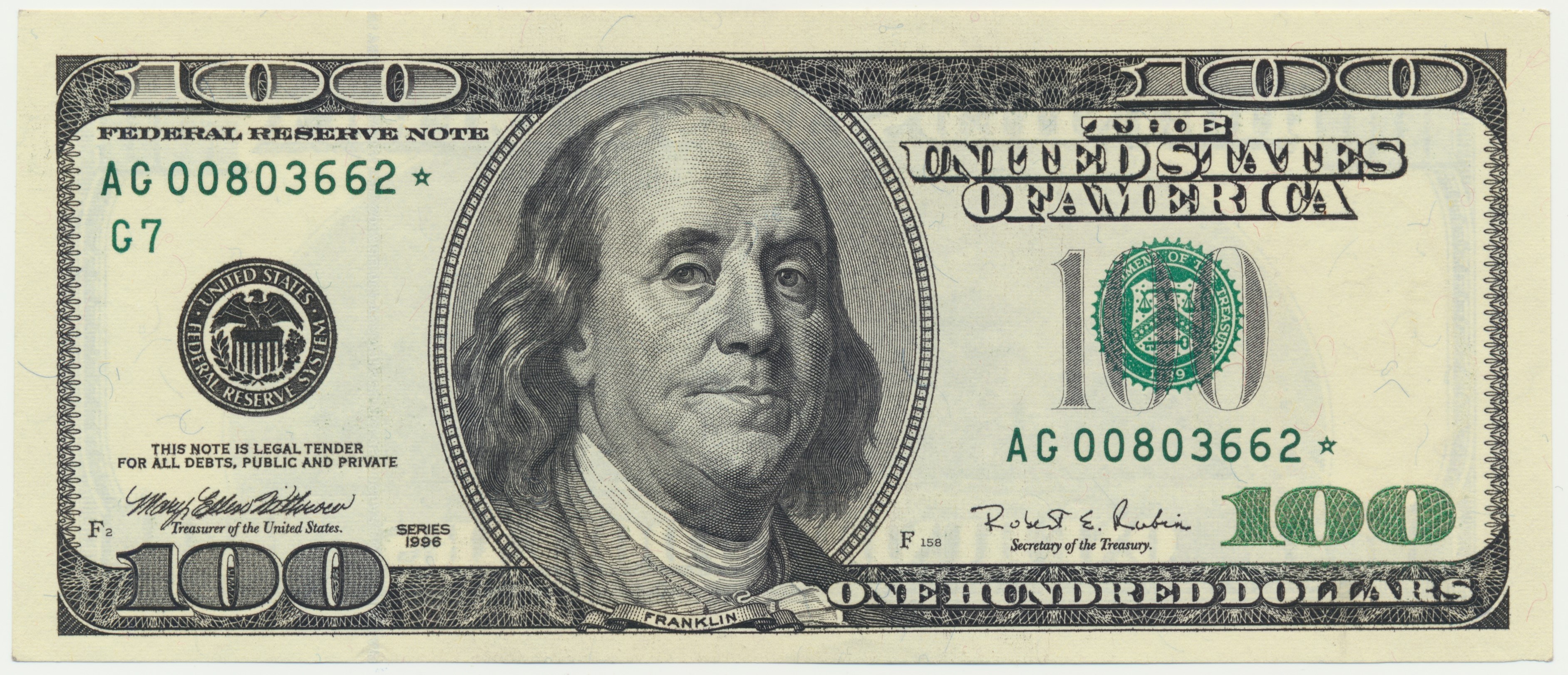 1400000 рублей в долларах. Бенджамин Франклин на 100 долларах. 100 Долларовая купюра с Бенджамином Франклином. Купюра 100 долларов 1996. Бенджамин Франклин фото на 100 долларах.