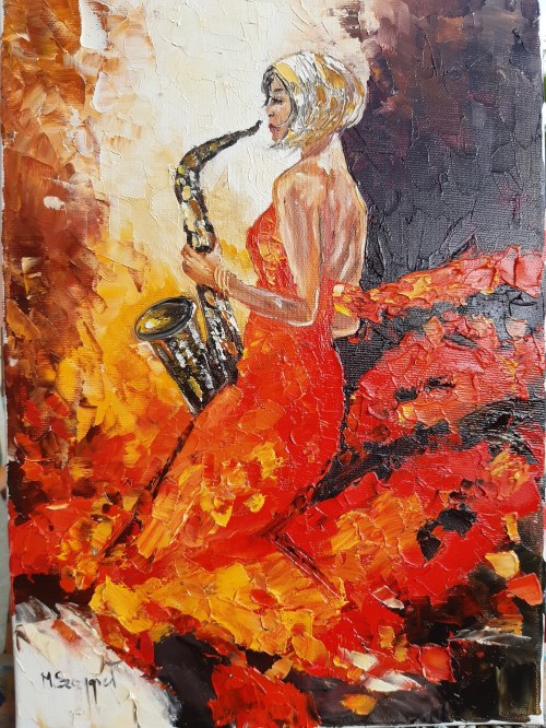 Dźwięk saksofonu, 2021, Maria Szczygieł