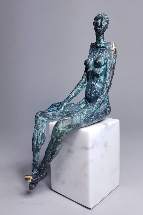 Akt I (Brąz, wys. 22 cm. Unikat), Robert Dyrcz