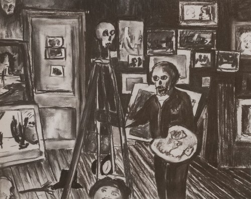 James Ensor, „The skeleton painter”, 2011, Przemysław Matecki