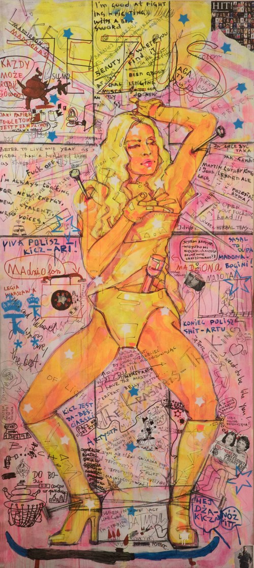 Madonna - Madzionna z cyklu: Brother in arms. Last super. "Artist", 2009, The Krasnals