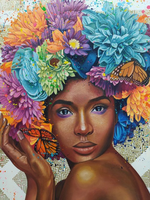 Nina de las flores, 2021, Yadiel Gonzalez