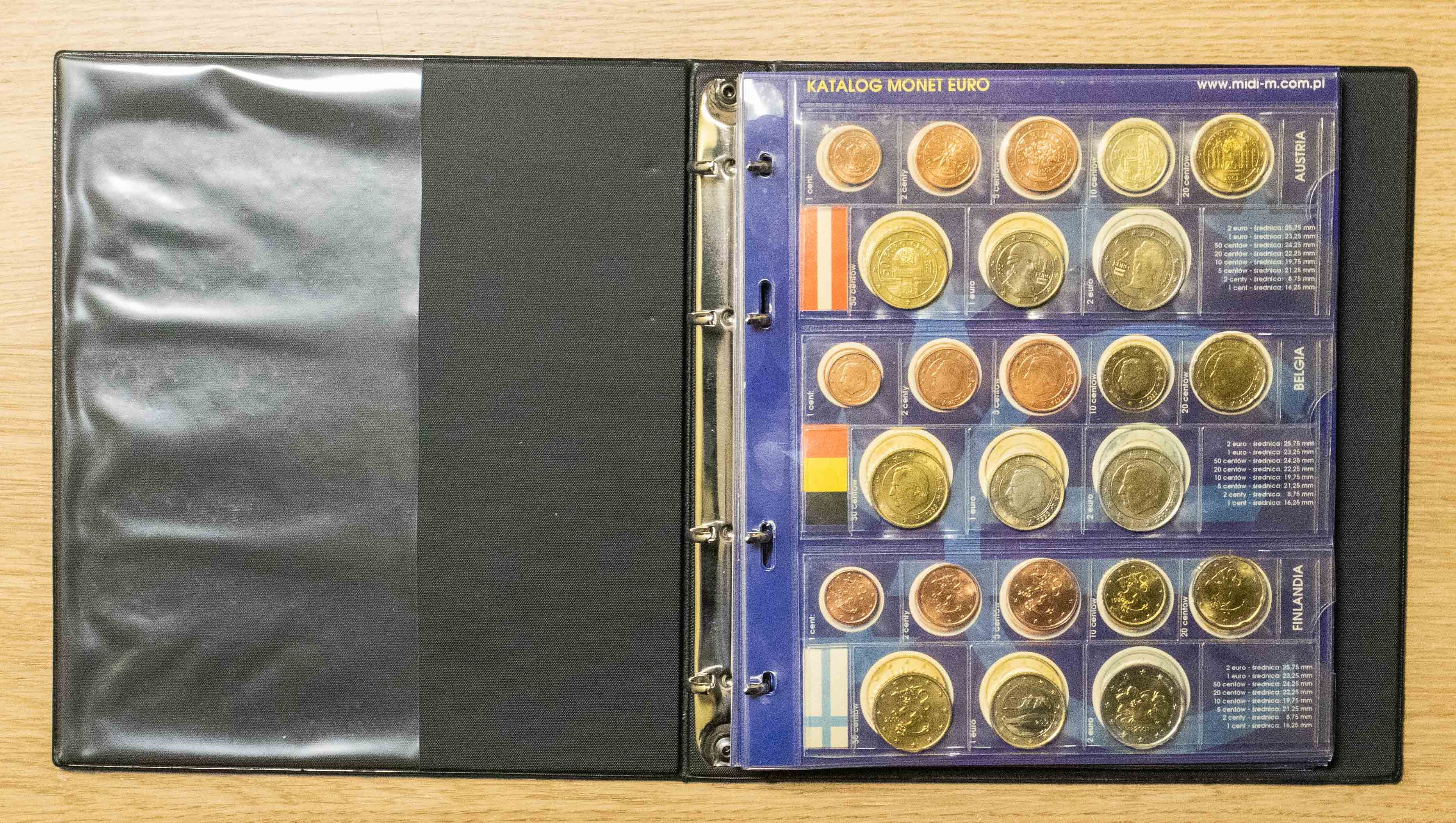 Euro coin set 12 countries 1999-2002 - Online auction / Online