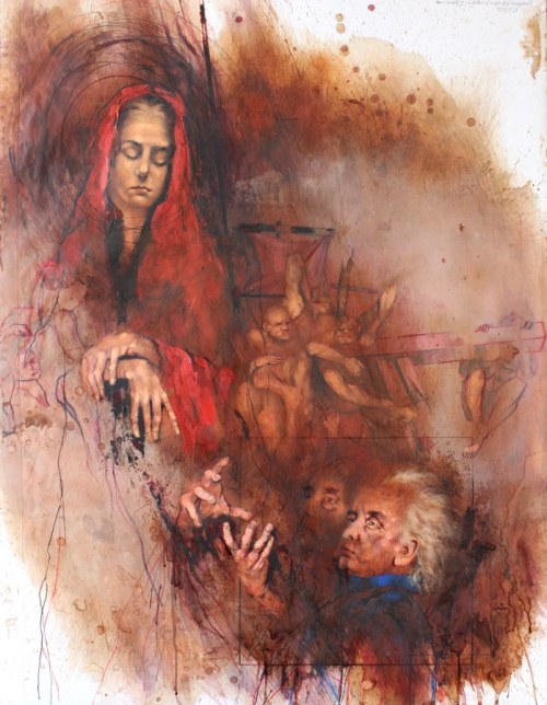 An Idle Train Of Thoughts (The Compositor), 2021 r., Adam Nowacki