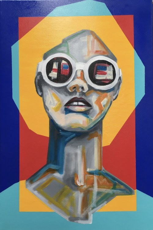 London look, z cyklu Street-pop, 2021 r., Sławomir Danielski