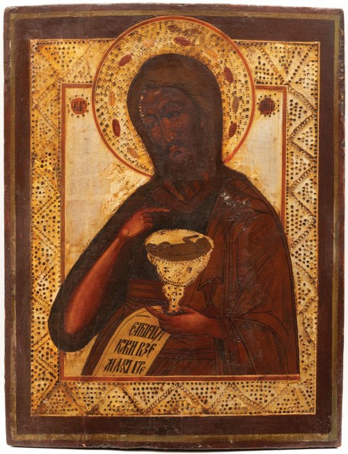 ŚW. JAN CHRZCICIEL, Rosja, XIX w., Ikona