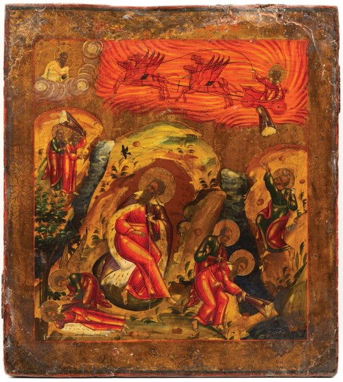 PROROK ELIASZ, Rosja, XIX w., Ikona