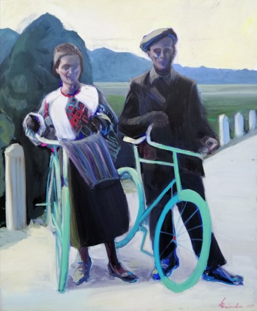 Cykliści, 2021, Wioleta Rzążewska