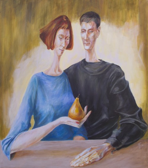 A pear, 2021, Małgorzata Fenrych