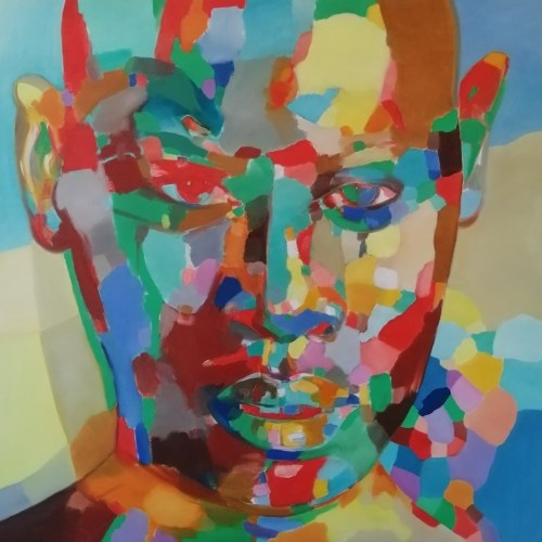 Head in sun, 2021, Monika Łakomska