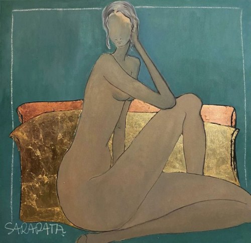 Akt w kolorze mięty, Joanna Sarapata