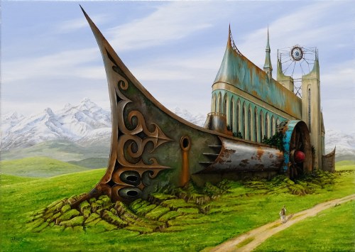 Zielona katedra, 2021, Jarosław Jaśnikowski