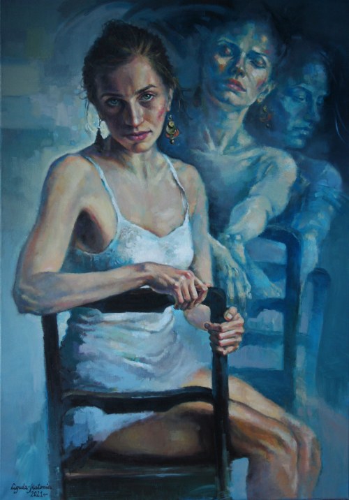 Zamyślenie, 2021, Aleksandra Liguda-Matonia