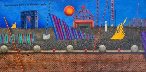 Quiesce hac nocte [Uspokój się dziś wieczorem], 1973, Zbigniew Makowski