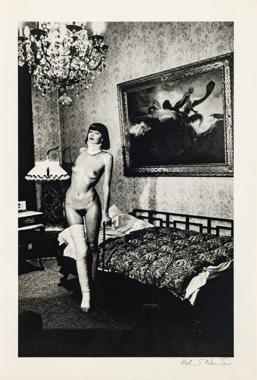 Jenny Kapitan – Pension Doria, Berlin 1977, Helmut Newton