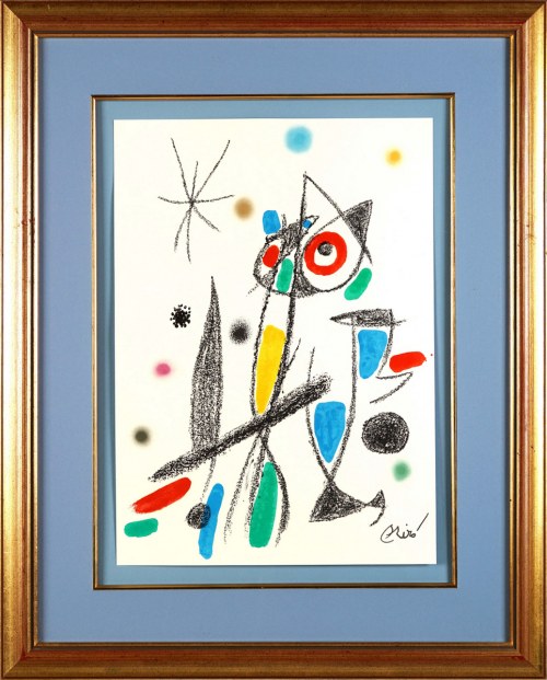 Kompozycja I, z cyklu: Maravillas con Variaciones, Joan Miró