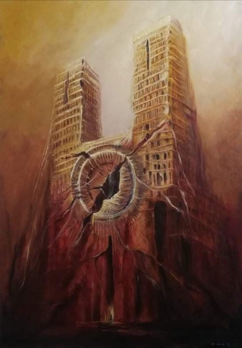NIE MA CZEGO SZUKAĆ 100 x 70 cm., Artur Sudak