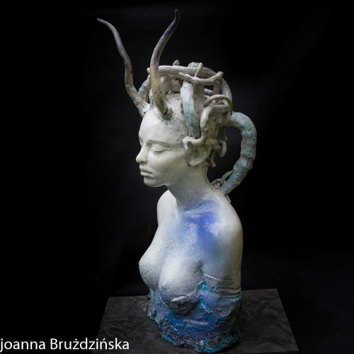 POSZUKIWANIE TOŻSAMOŚCI 70 x 36 x 25 cm., Joanna Bruździńska