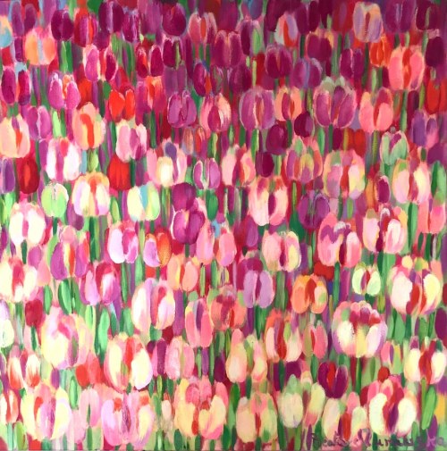 Tulipani rose, 2018 r., Beata Murawska