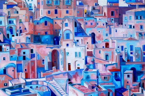 Zapiski z podróży - Różowo-błękitna Matera, 2021 r., Joanna Desperak