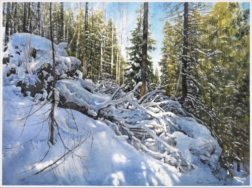 Górczański śnieg, 2021, Michał Suffczyński