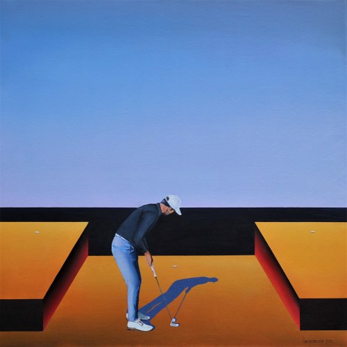 Golfista, 2021, Katarzyna Środowska