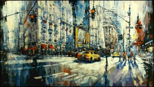Metropolis. New York Cartier II, 2021, Piotr Zawadzki
