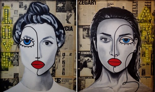 Dyptyk 8&9, 2021, Magdalena Karwowska