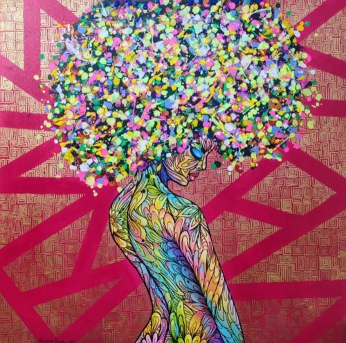 Pensamientos in Red, 2021, Yadiel Gonzalez